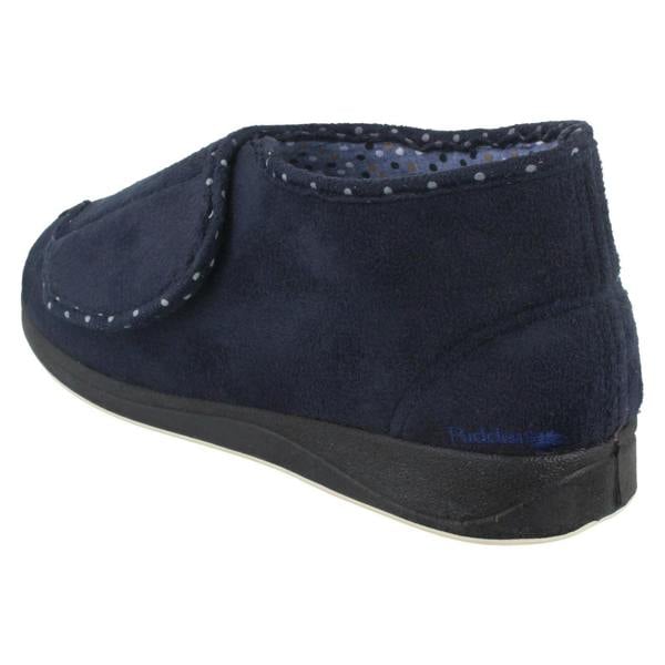 Padders Ladies Padders Wide Fitting Boot Style Slippers Cherish