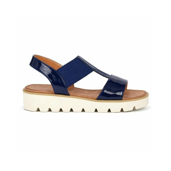 Cipriata Cipriata ALADINA Womens Slingback Sandals Navy Patent