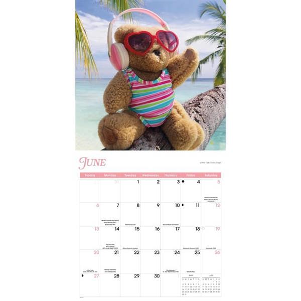 Teddy Bears Calendar 2027, Wall Calendars, Month To View, Family, Gift
