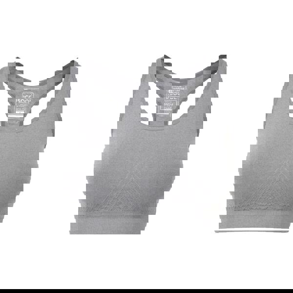 Mountain Warehouse Womens/Ladies Anti-Chafe Seamless Sports Bra - Charcoal - 