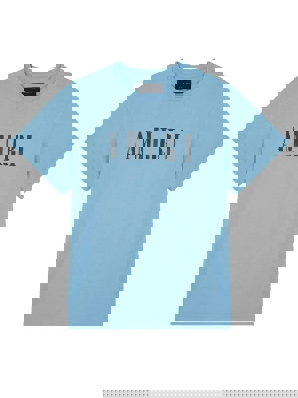 Amiri Kids Core Logo Tee – Blue / Black