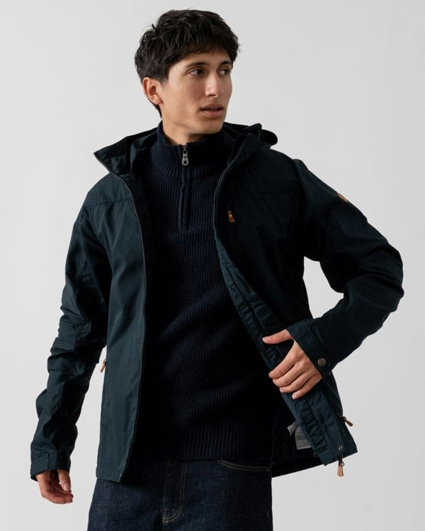 Fjallraven Sten Mens Jacket - Dark Navy 555