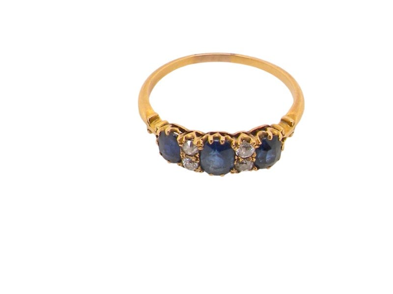 Vintage Tom A vintage Sapphire and Diamond ring