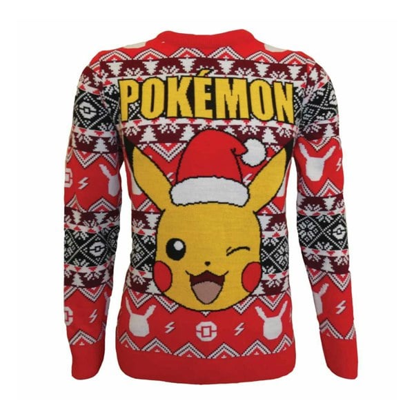 Pokemon Unisex Adult Pikachu Knitted Jumper - Multicoloured