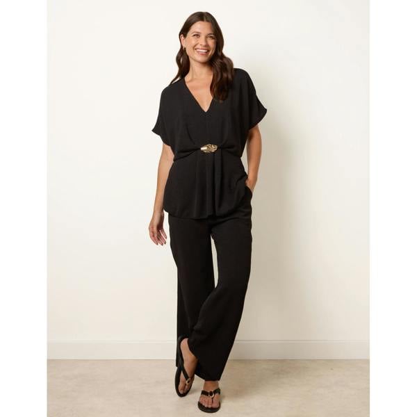 Blue Vanilla Two Piece Buckle Trouser Set