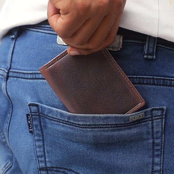 PRIMEHIDE Savannah Leather Credit Card Wallet