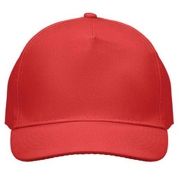 MidOcean Sunny 5 Panel Baseball Cap - Red - 