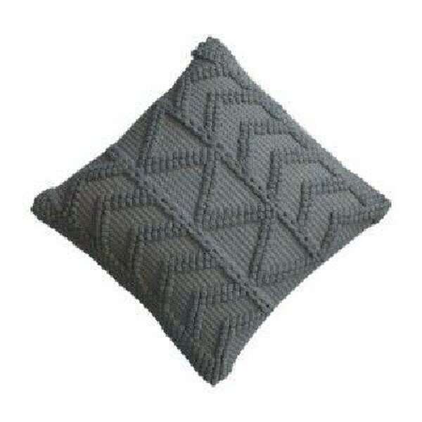 Wyld Haus Set of 2 Snowshill Grey Zig Zag Handwoven Cushions Covers