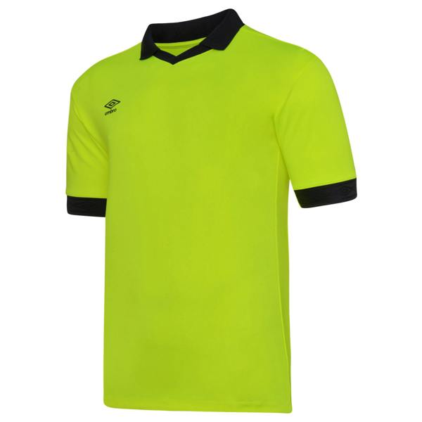 Umbro Mens Tempest Jersey - Safety Yellow/Carbon
