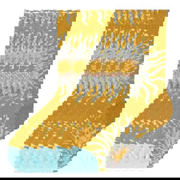 Anyfootwear 5 Pairs Size 5-9 Fashion Long Sock Cartoon Personalized Creative Lion and Woman Print For Men Woman Foot Cold Winter Warm