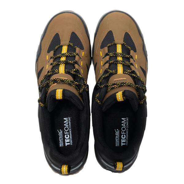 Regatta Mens Regen Low Walking Boots - Nut Brown/Gold Flake - 