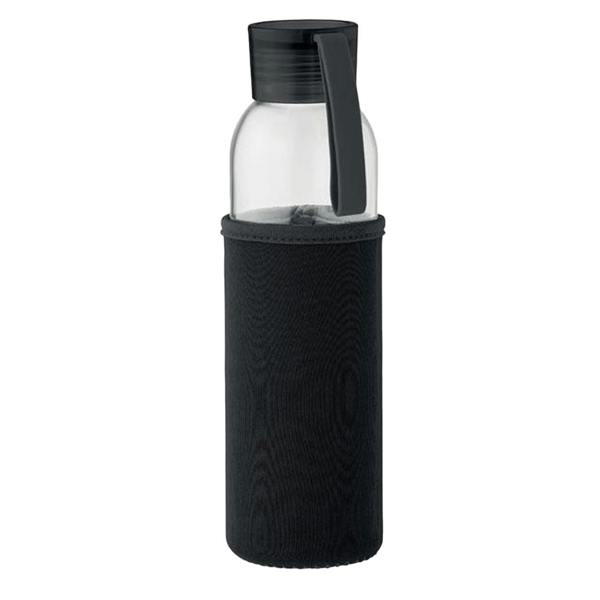MidOcean Ebor Recycled Glass 500ml Bottle - Black - 