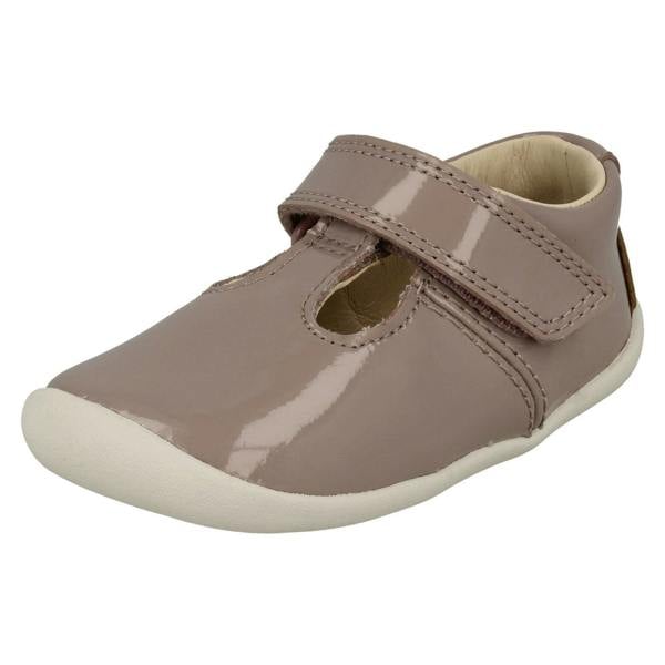 Clarks Girls Clarks T-Bar First Shoes Roamer Go