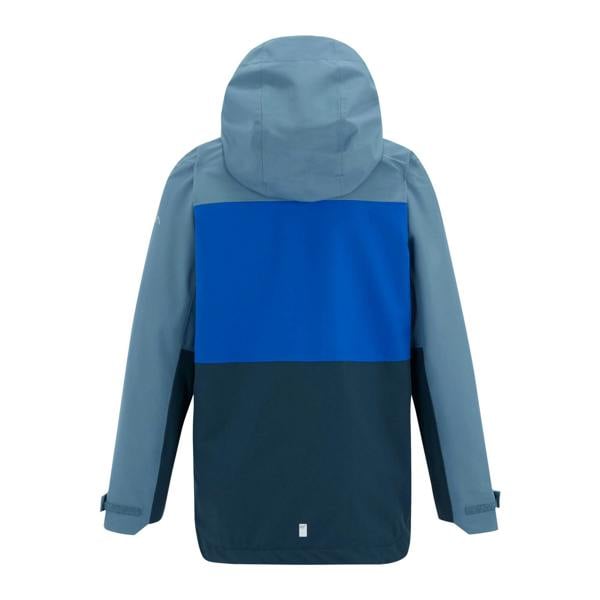 Regatta Childrens/Kids Highton Monochrome Waterproof Jacket - China Blue/Olympian Blue/Night Sky - 