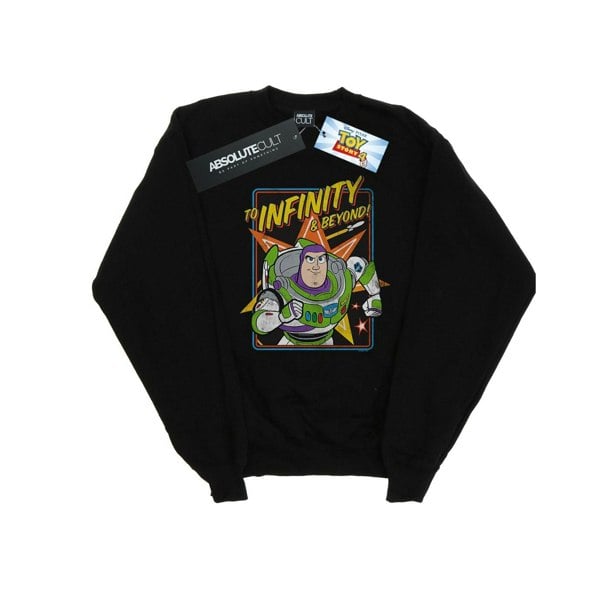 Disney Mens Toy Story 4 Buzz To Infinity Sweatshirt - Black