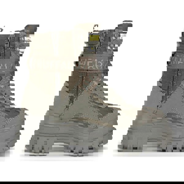 Buffalo ASPHA COM1 - Women’s Khaki Combat Platform Boots