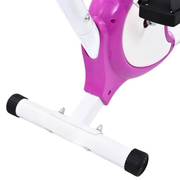 Berkfield Exercise Bike with Belt Resistance Purple