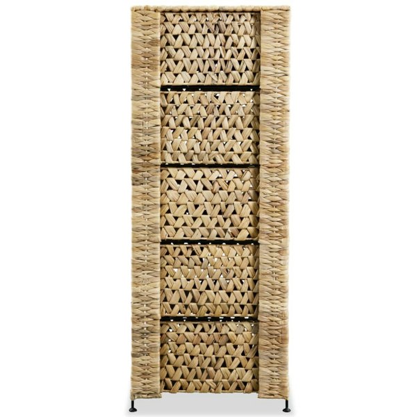 Berkfield Storage Unit with 6 Baskets 47x37x100 cm Water Hyacinth