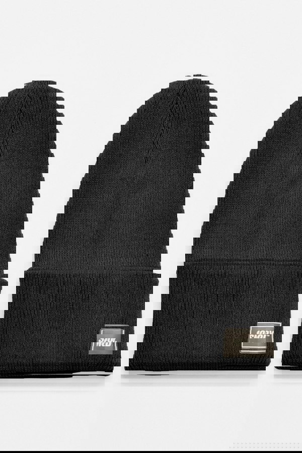 ADULT SNOODY™ BEANIE HAT - BLACK