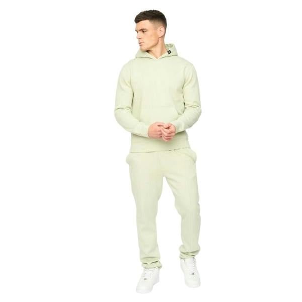 Crosshatch Mens Crufton Hoodie - Light Olive - 