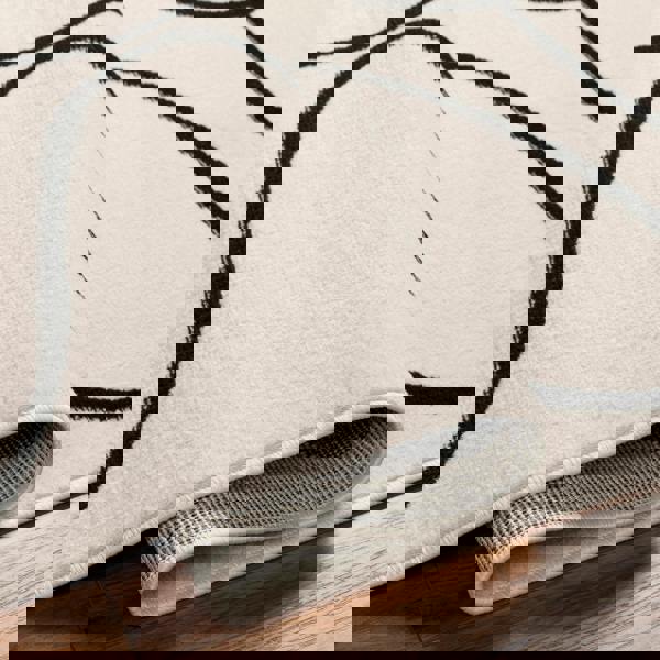 Livabliss Pisa-Modern Off-White Black Rug