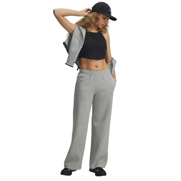 Under Armour Womens/Ladies Wide Leg Sweatpants - Grey - 