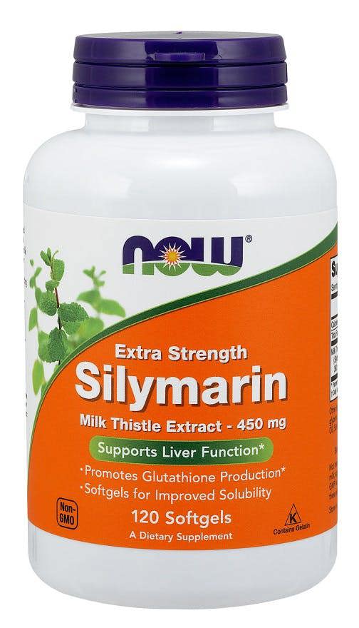 NOW Foods Milk Thistle Extract, 450mg Extra Strength - 120 softgels