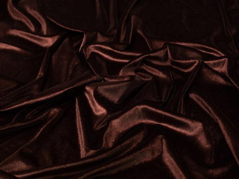 Minerva Core Range Minerva Panne Velvet Stretch Knit Fabric - Plain Design Dressmaking Fabric, 150 cm / 60" Wide - per metre