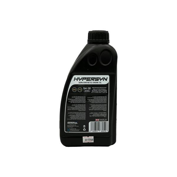 Syntol 5W-30 Fully Synthetic Engine Oil Acea C3 BMW LL-04 Dexos2 SYNTOL HYPER-SYN P3
