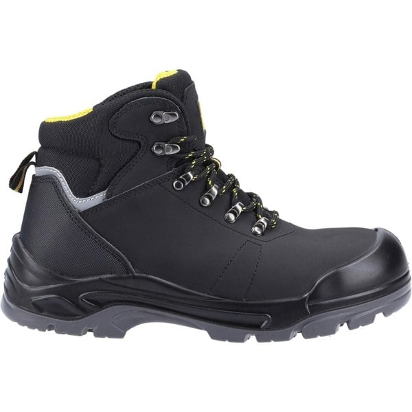 Amblers Safety AS252 Lightweight Water Resistant Leather Unisex Safety Boots in Black