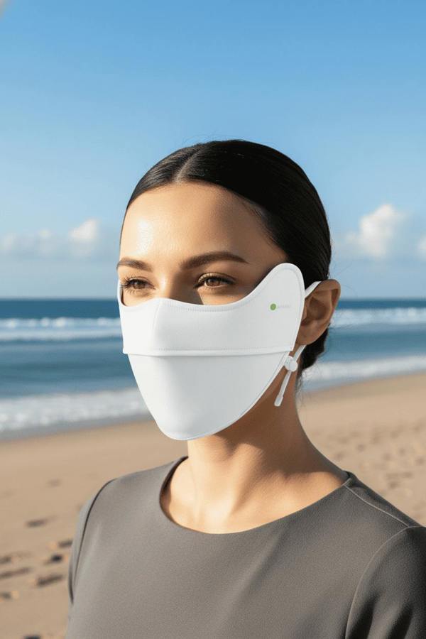 Anniou Lightweight Face Mask UPF 100 - white