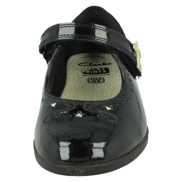 Clarks Girls Clarks Key Detail School Shoes Lock Magic