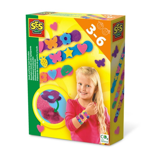 SES Creative Hook and loop tape bracelets