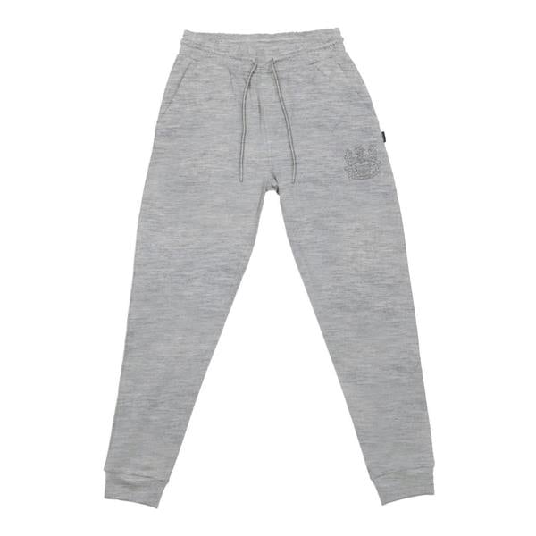 Aquascutum Mens Cotton Tapered Leg Slim Joggers - Grey - 