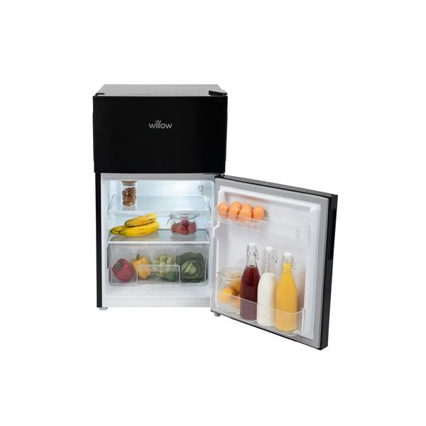 Willow 86L Under Counter Fridge Freezer WB50UCFF - Black