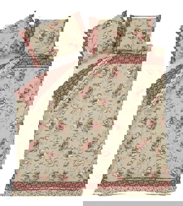 Catherine Lansfield Kashmir Paisley Floral Reversible Duvet Cover Set