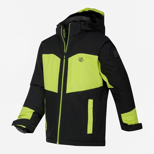 Dare 2B Childrens/Kids Rip It Ski Jacket - Black/Wild Lime - 