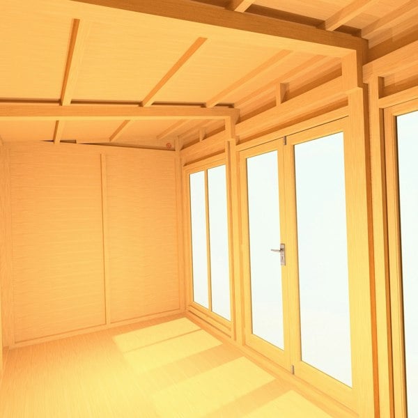 Shire Lela 16x6 Multiroom Summerhouse and Storage Shed - Best Shed