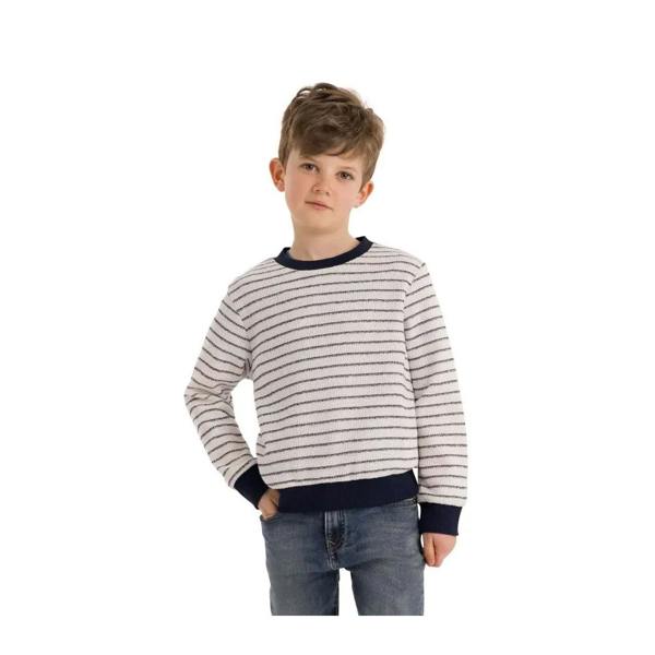 Trespass Childrens/Kids Raffertie Stripe Sweater Top - Navy - 