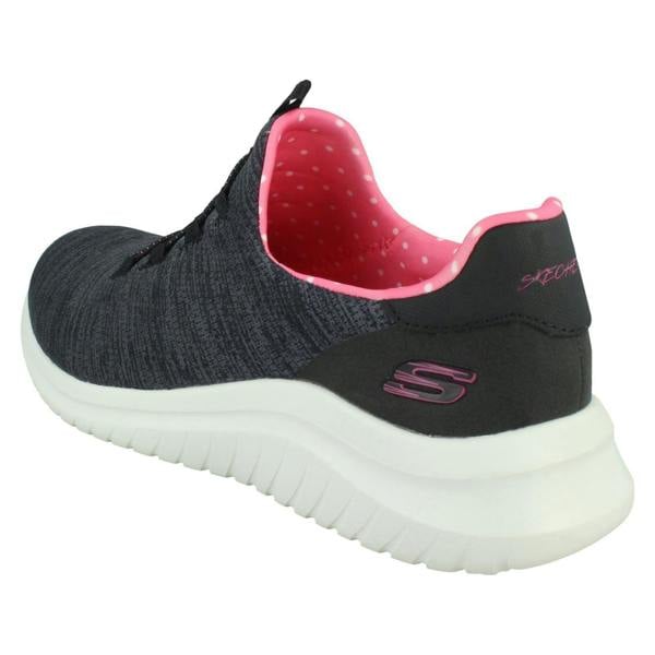 Skechers Ladies Skechers Air-Cooled Memory Foam Trainers Delightful Spot 149185