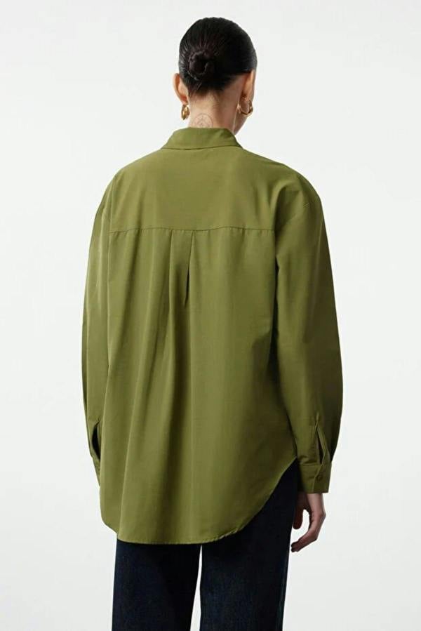 WOVCOR Loose Fit Cotton Woven Shirt