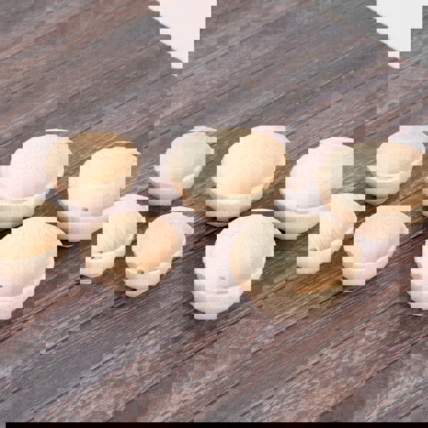 tickit Natural Wooden Bowls