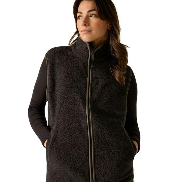Regatta Womens/Ladies Frankie Borg Body Warmer - Dark Chocolate - 