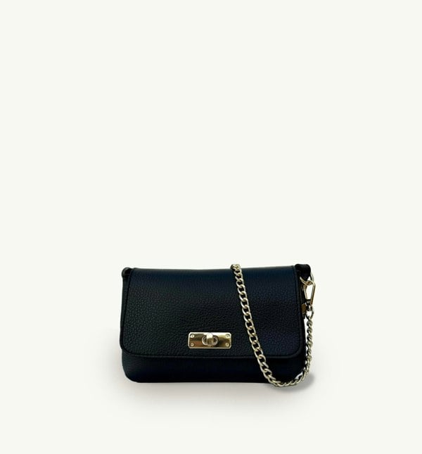 Apatchy London The Maisie Leather Bag - Black