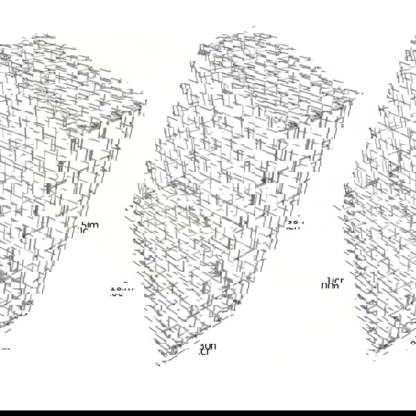 Monstershop Gabion Baskets 100 x 50 x 30cm / 3 Pack