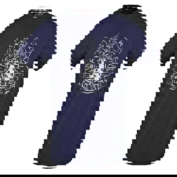 Aquascutum Mens Aldis Shield Logo T-Shirt - Navy Blue - 