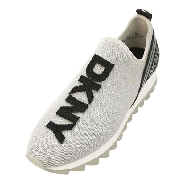 DKNY Womens/Ladies Abbi Slip-on Trainers - Silver - 