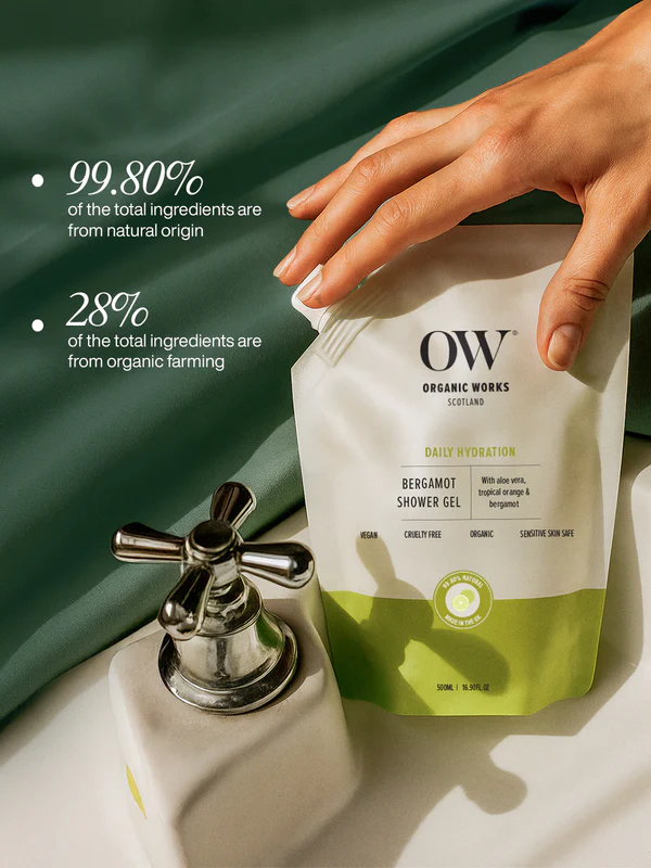 Organic Works Revive & Radiance Shower Gel - 500ml