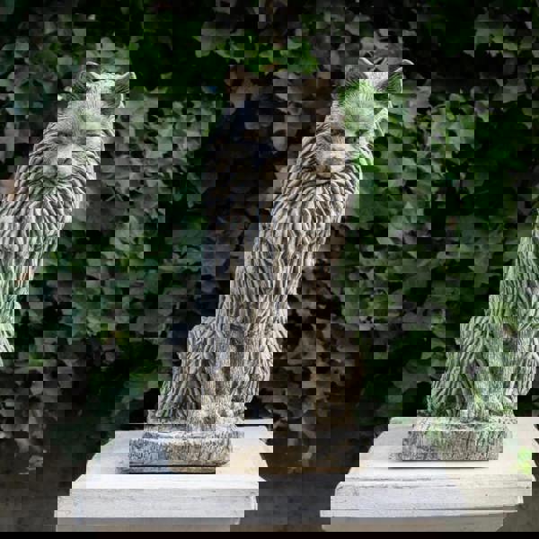 Stone Cast Large Felis Cat Garden Ornament Animal Statue