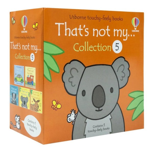 Touchy-Feely Books That's Not My Collection: 5 Books (Train, Koala, Kangaroo, Car, Badger)